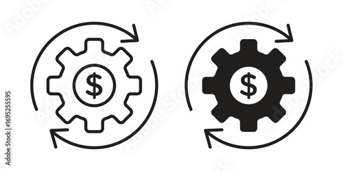Business model icon symbol for your web designs. Icon logo, app, UI.