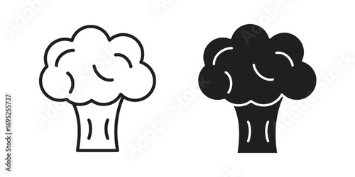 Broccoli icon symbol for your web designs. Icon logo, app, UI.