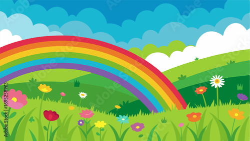 As far as the eye can see meadows of lush green grass and wildflowers in every color of the rainbow stretch out inviting you to breathe in the sweet refreshing spring air.
