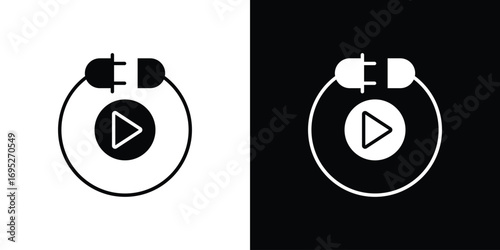 Plug and play icons for graphic and web design projects