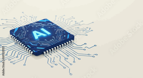 Artificial intelligence chip with circuit board concept for future technology