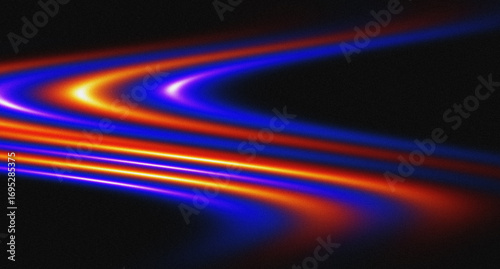 Modern purple and orange gradient background with grain, noise texture effect, glowing light abstract wallpaper, dark digital blue backdrop, header, cover, banner layout
