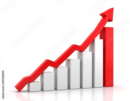 Red upward trend graph Free Download Red upward trend graph - GFXLoad