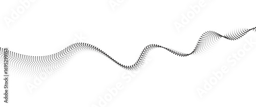 	
Flowing Dot Wave halftone gradient pattern on transparent background.