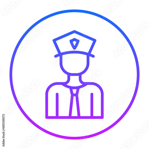 Police Officer Vector Icons