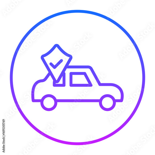 Car Security Vector Icons