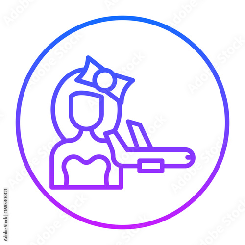 Flight Attendant Vector Icons
