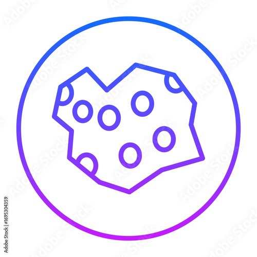 Asteroid Vector Icons