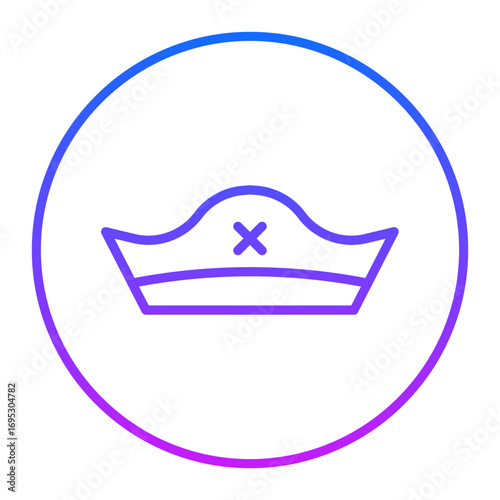 Pirate Cap Vector Icons