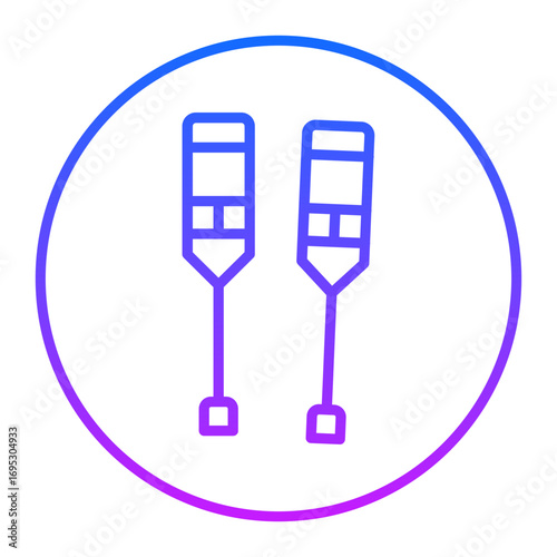 Crutch Vector Icons