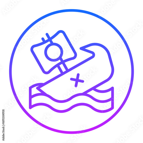 Shipwreck Vector Icons