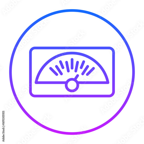 Ammeter Vector Icons
