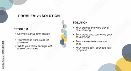 Problem solution startup challenges and innovative ideas for business success and strategic planning process vector