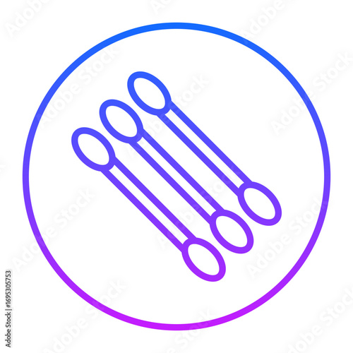 Cotton Swabs Vector Icons