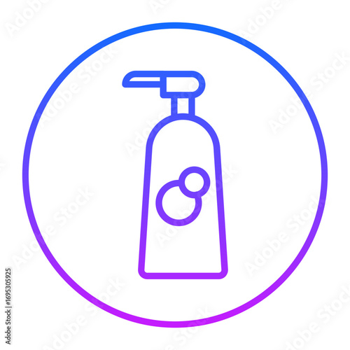 Shampoo Hair Vector Icons