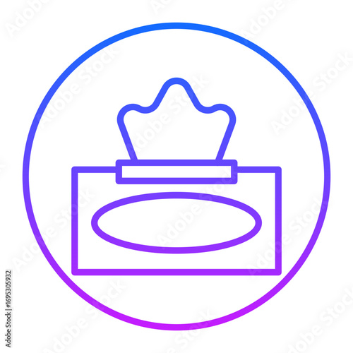 Tissue Box Vector Icons