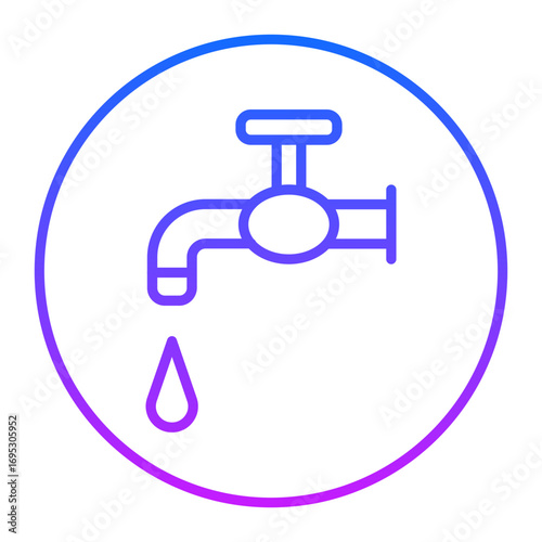 Water Tap Vector Icons