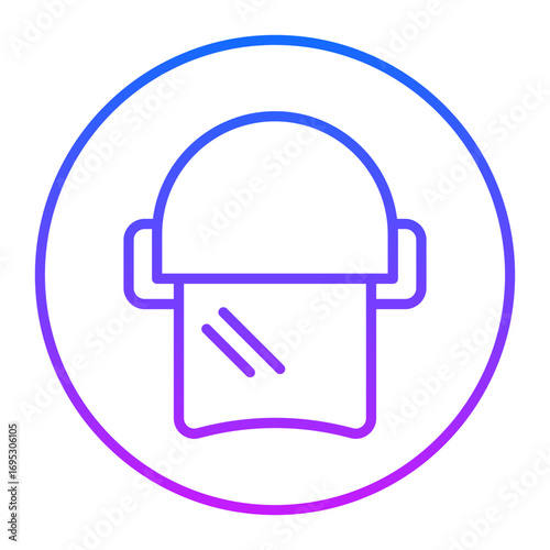 Police Helmet Vector Icons