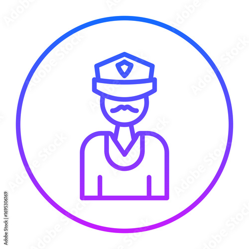 Policeman Vector Icons
