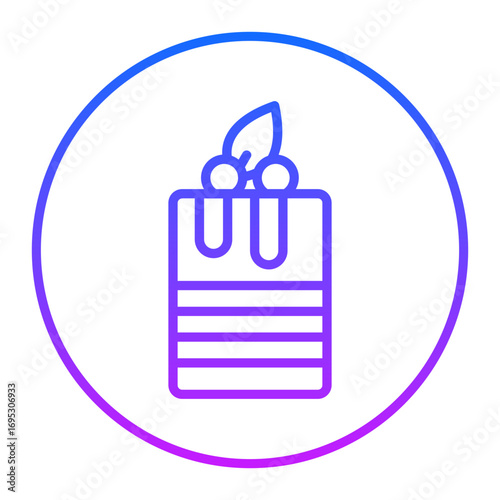 Tiramisu Vector Icons