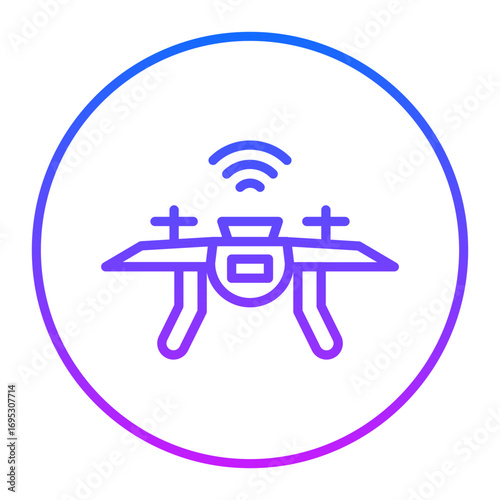 Smart Drone Vector Icons