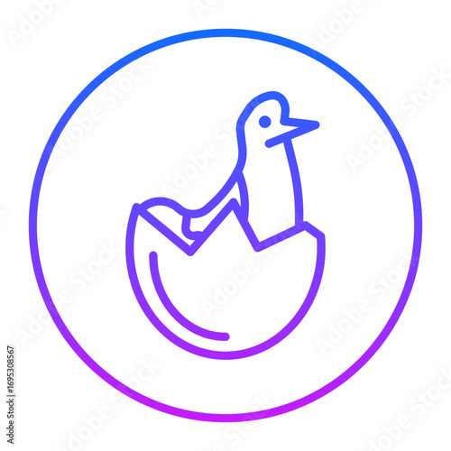 Chick Hatch Vector Icons