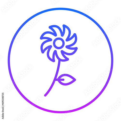 Lilies Vector Icons