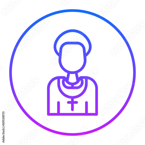Priest Vector Icons