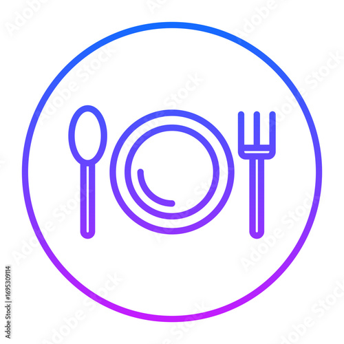 Table Setting Vector Icons