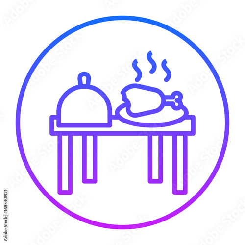 Thanksgiving Feast Vector Icons