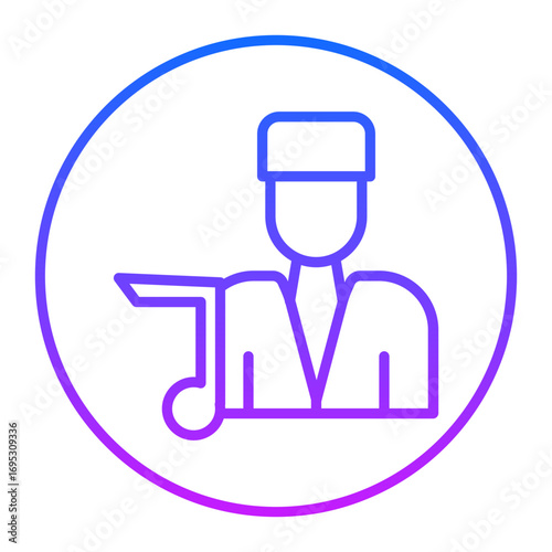Irish Musician Vector Icons