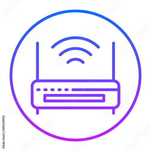 Router Vector Icons