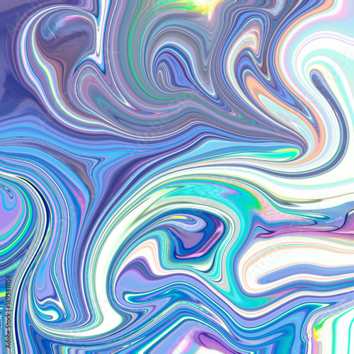 Colorful abstract swirl art with fluid motion in blue, purple, and teal tones. Perfect for backgrounds, design, and modern creative projects.