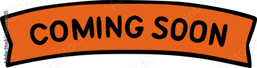 Orange banner with the text "COMING SOON".