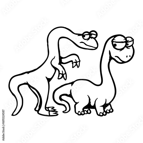 2 Afraid Dinosaur Sad Shy Fearful Panic Scared Friends