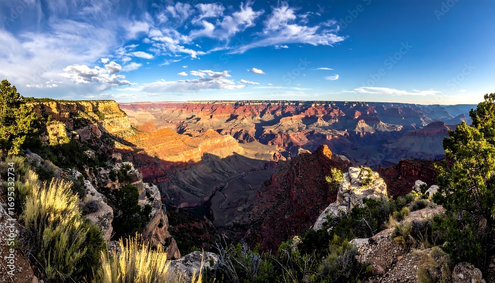 Fototapeta premium Grand Canyon panorama at sunset (1)