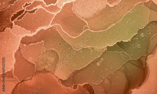 Earthy Iridescent Watercolor Abstract Texture