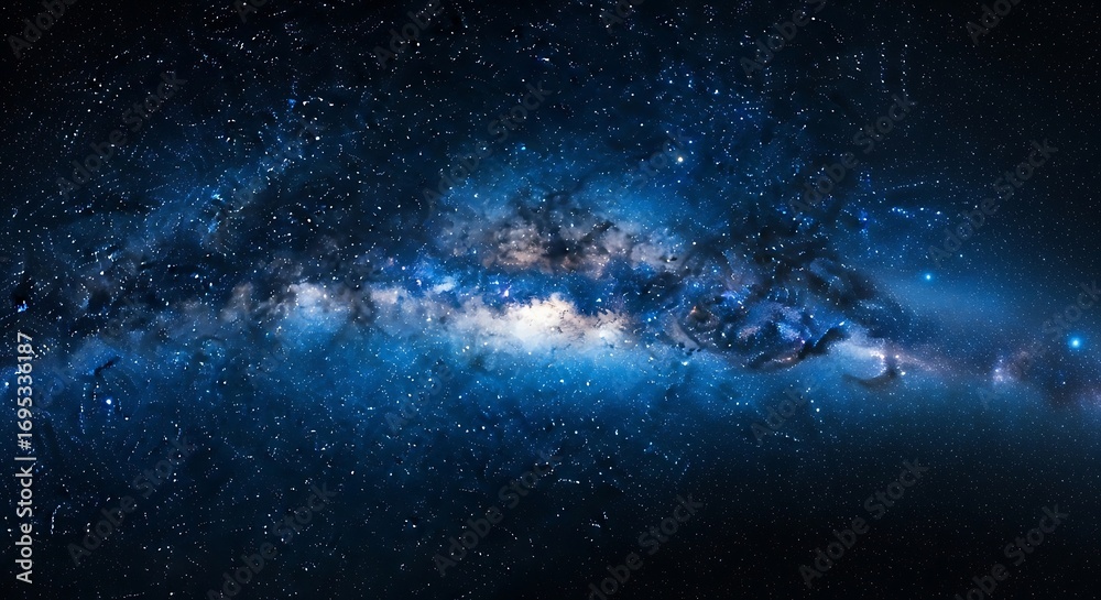 Fototapeta premium Vast Cosmic Nebula Streaks Through Starry Expanse