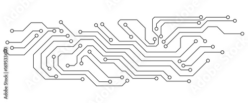 Circuit Board Silhouette Vector