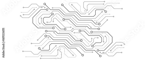 Circuit Board Silhouette Vector