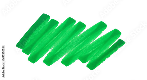 Bright Green Marker Texture Abstract Stroke