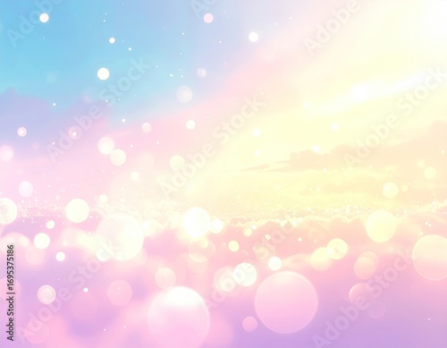 Shimmering Bokeh Lights Warm Candlelight Glow