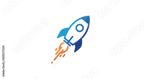 space rocket vector illustration