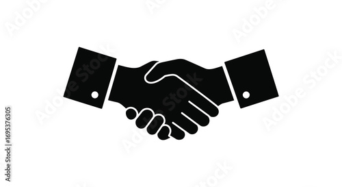 two hands joining together in a firm handshake agreement