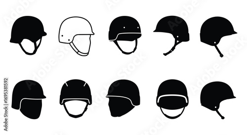 various helmet designs for safety and protection shown