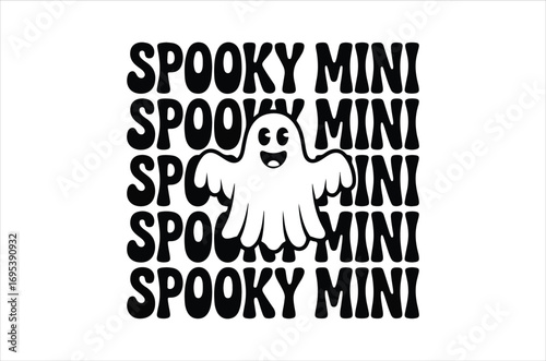 Halloweensvg, Witches Typography Quotes, Funny Halloween Gift, Retro Spooky svg, Ghost vector, Cut file, Files for Cricut, silhouette, Instant Download