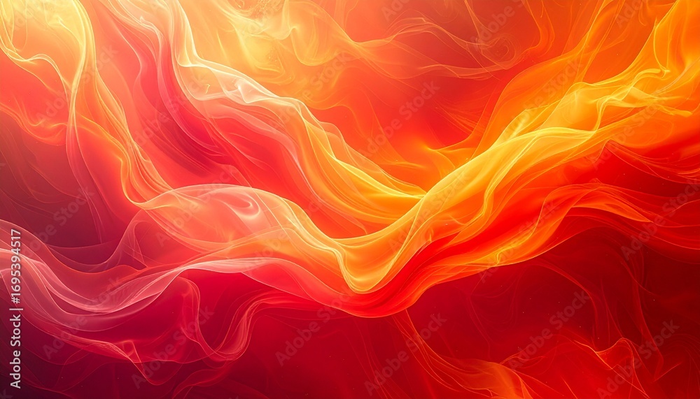Obraz premium 炎をイメージした赤と橙の抽象背景
