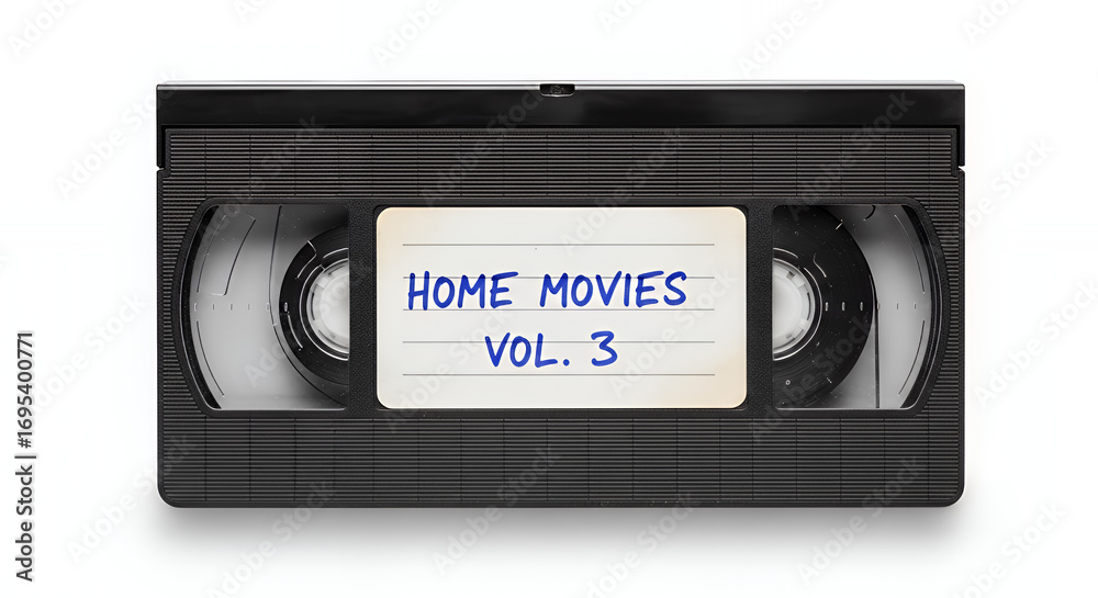 Naklejka premium cassette tape isolated on white