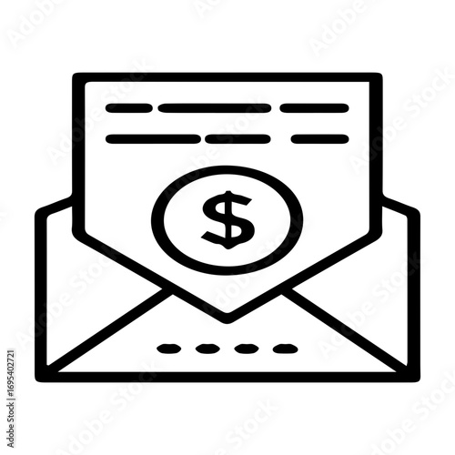 Envelope with Dollar Bill