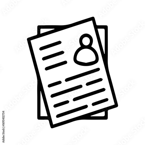 Resume Outline Icon